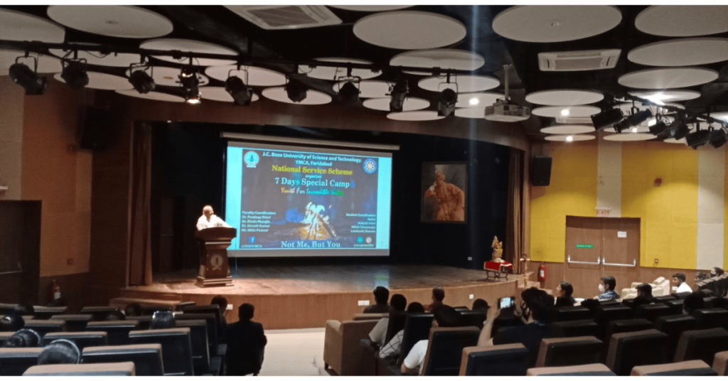 Auditorium of YMCA Faridabad 