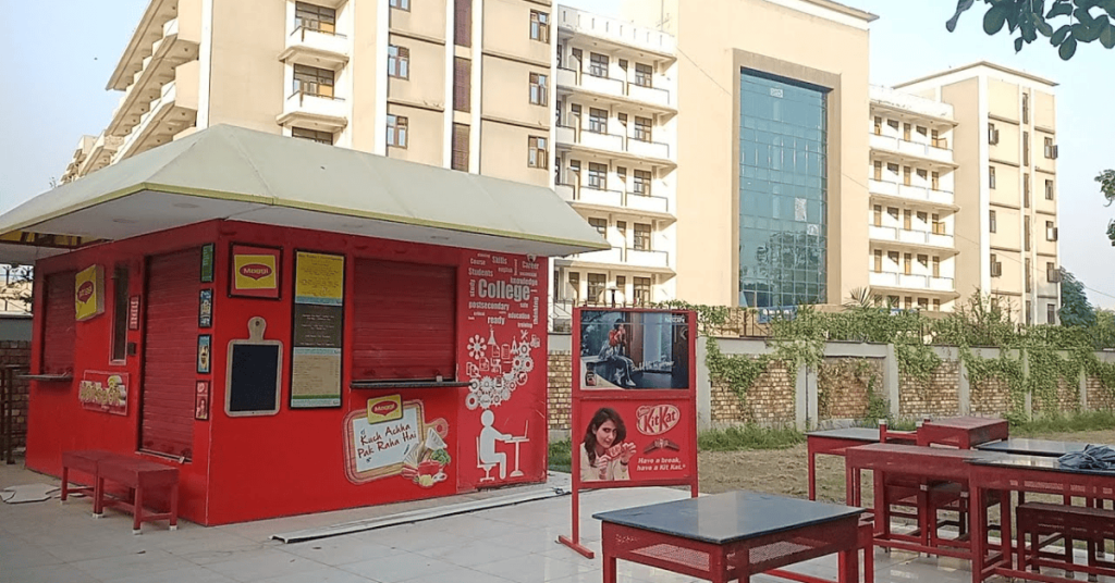 Cafetaria of NIT kurukshetra 
